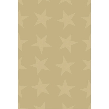 Бумага упаковочная Stewo KR Gleam Star, 0.7 x 1.5 м, золотая Золотые звезды - 2